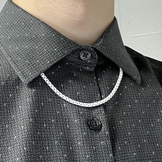 ITALGEM - Stainless Steel Candy White Box Chain