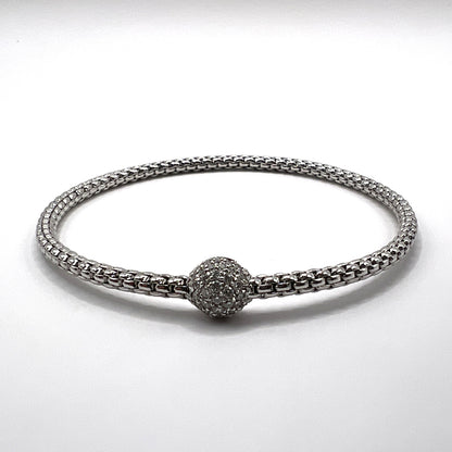 Hulchi Belluni - Pave Diamond Stretch Bracelet