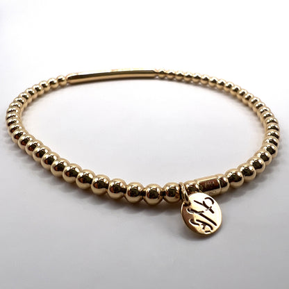 Hulchi Belluni - 18K Gold and Diamond Stretch Bracelet