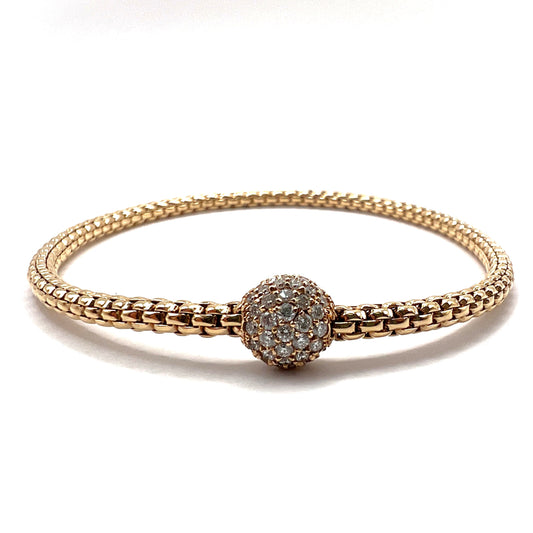 Hulchi Belluni - Pave Diamond Stretch Bracelet