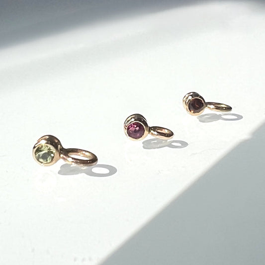 FUSE by Roset - You're a Gem 10K Gold Round Genuine Gemstone Charm