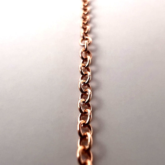 Cable 10K Rose 1.5mm Chain FUSE - Permanent Jewelry