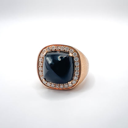 CLARTÉ - "Veronica" 14k Yellow Gold Cushion Ring