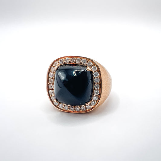 CLARTÉ - "Veronica" 14k Yellow Gold Cushion Ring