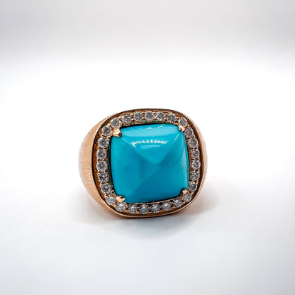 CLARTÉ - "Veronica" 14k Yellow Gold Cushion Ring
