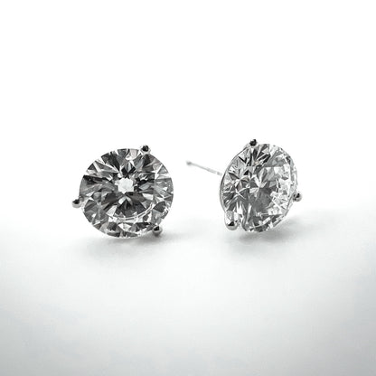 Lab-Grown Diamond Martini Stud Earrings in 14K Gold