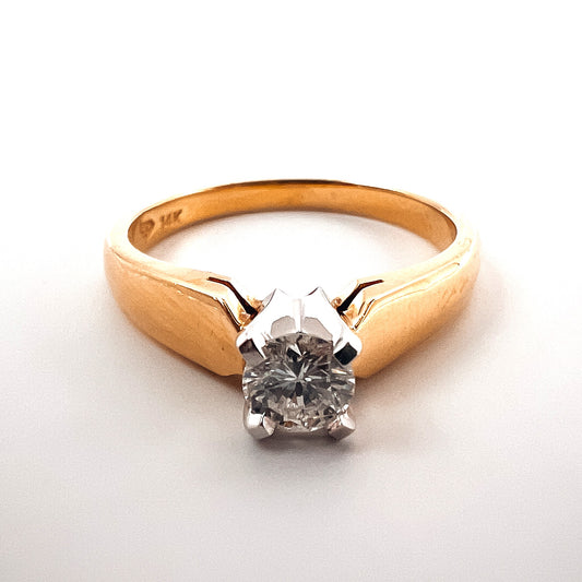 Roset 14K Yellow Gold Diamond Ring