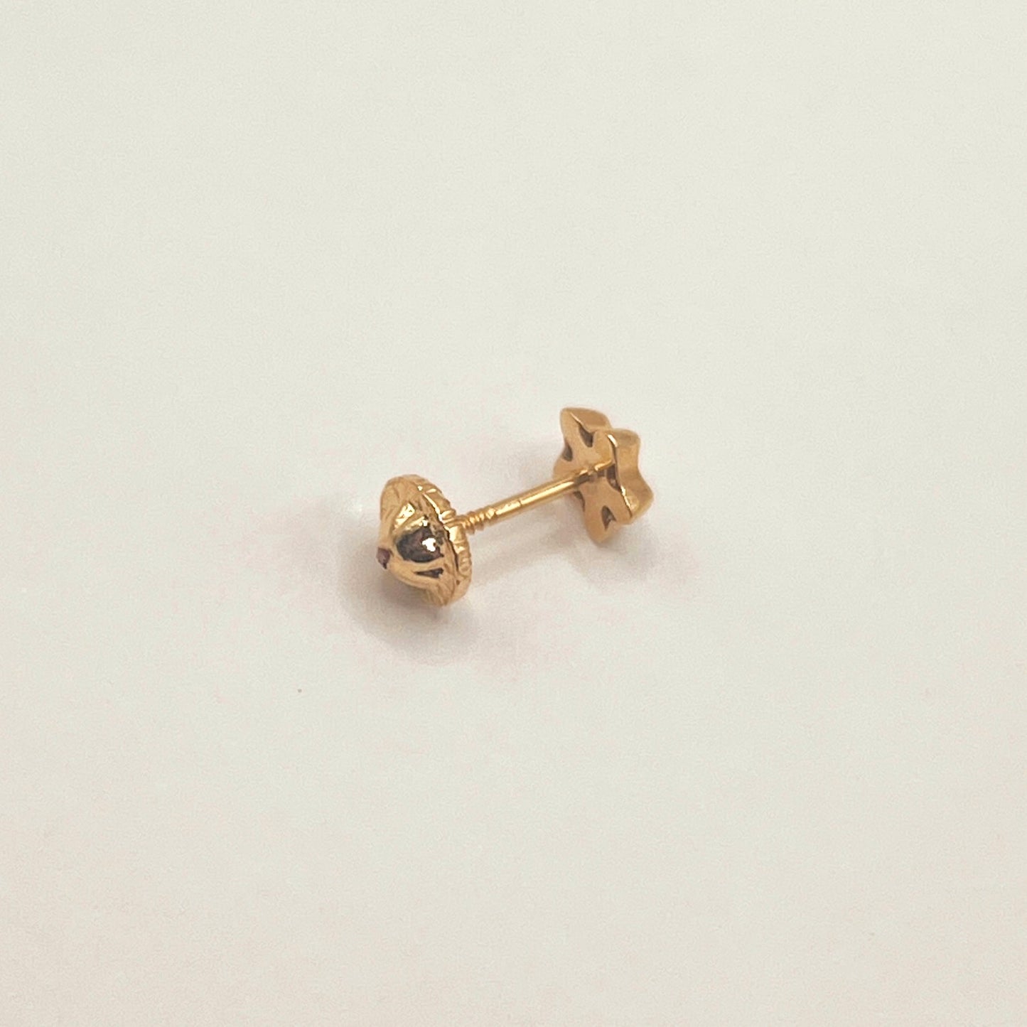 "Starlight" 18k Yellow Gold Studs