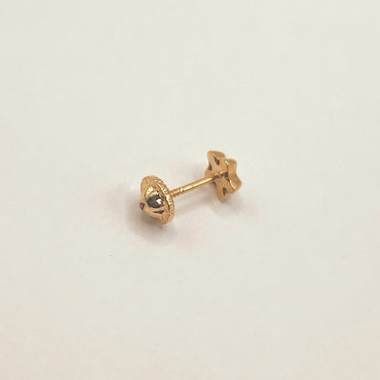 "Starlight" 18k Yellow Gold Studs