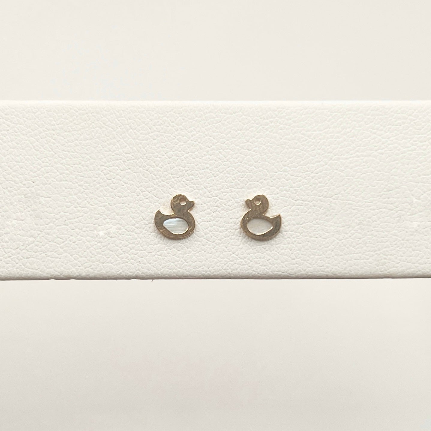"Ducky" 18k Yellow Gold Studs