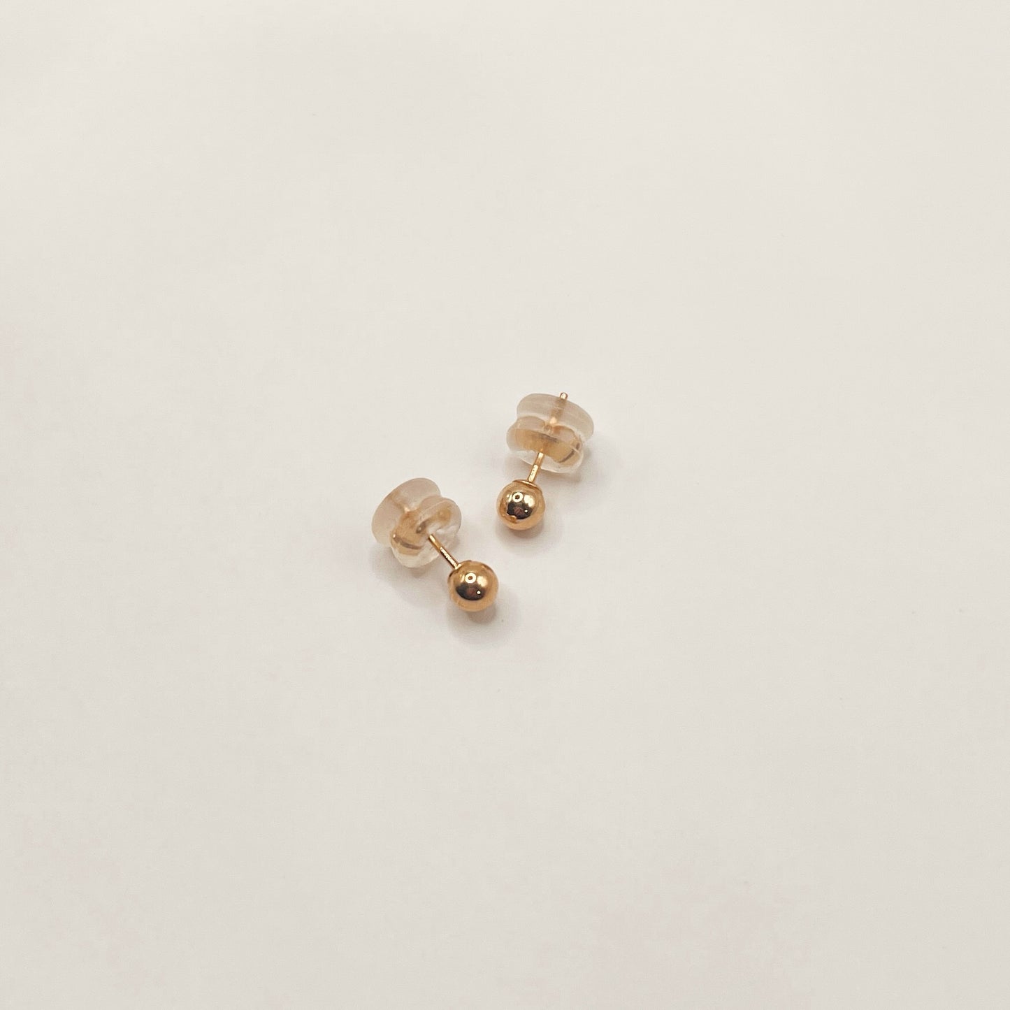 Roset Gold Label "Novara" 4mm 14K Gold Ball Earrings