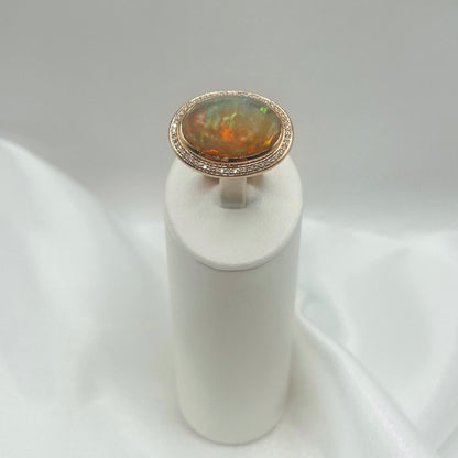 FLICA - Opalence East West Ring with Diamonds