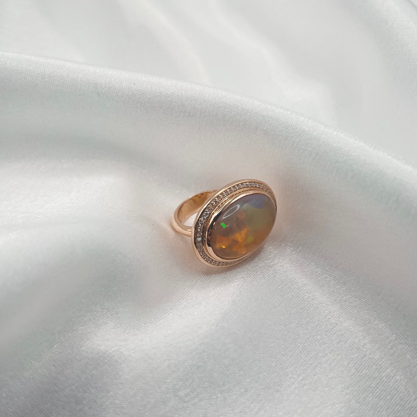 FLICA - Opalence East West Ring with Diamonds