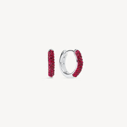 H&B Birthstone Always On Sparkle Hoops