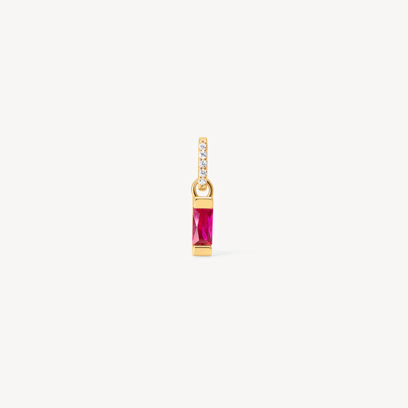 H&B Birthstone Baguette Charm