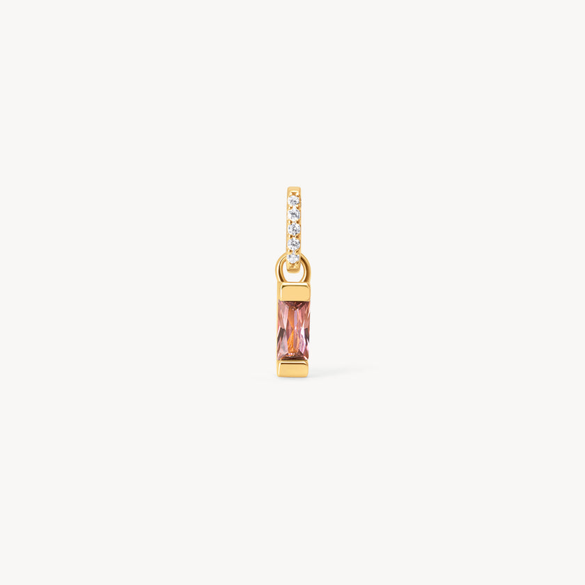 H&B Birthstone Baguette Charm