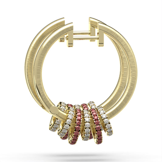 "Nyra" 14K Hoop Earrings