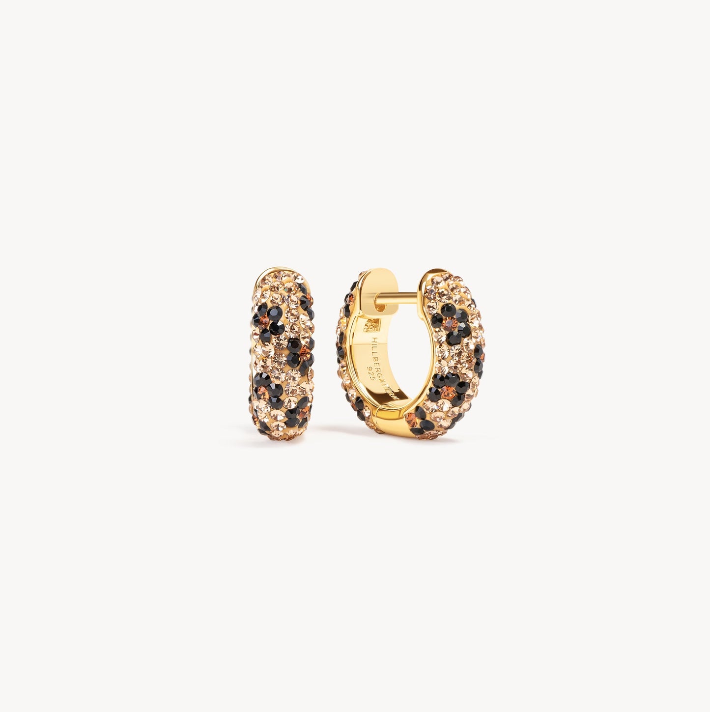 H&B Small Sparkle Hoop Earrings