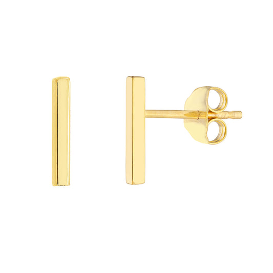 Roset Gold Label "Sally" Bar Stud Earrings