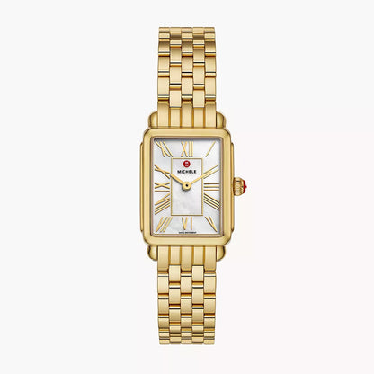 MICHELE - Deco Park 18K Gold-Plated Watch