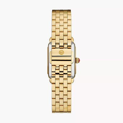 MICHELE - Deco Park 18K Gold-Plated Watch