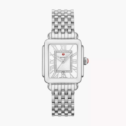 MICHELE - Deco Madison Mid Stainless Steel Diamond Dial Watch