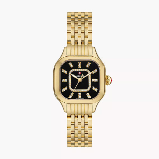 MICHELE - Meggie 18K Gold-Plated Diamond Watch