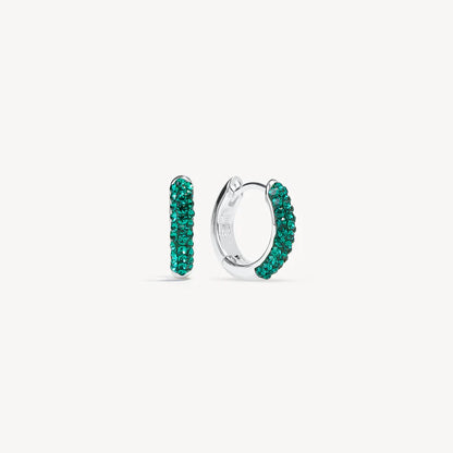 H&B Birthstone Always On Sparkle Hoops
