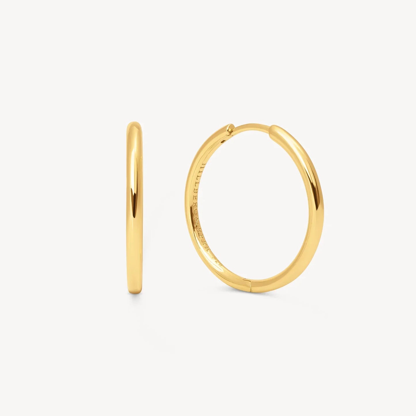 H&B Medium Hoop Earrings