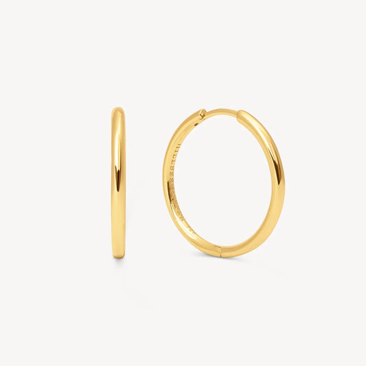 H&B Medium Hoop Earrings