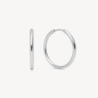 H&B Medium Hoop Earrings