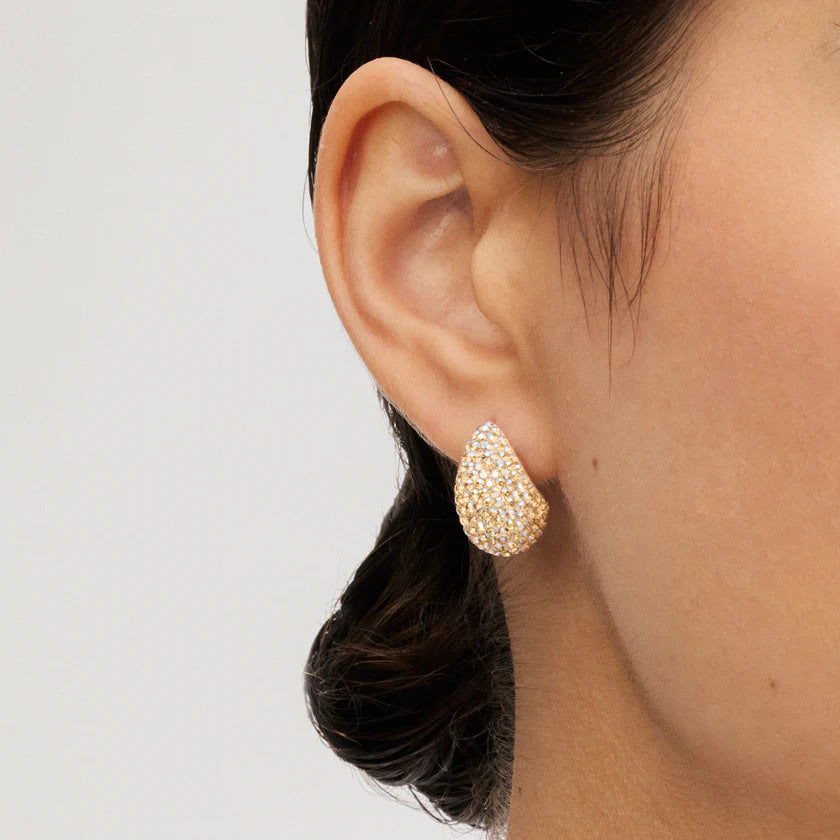 H&B Mini Dream Puff™ Sparkle Stud Earrings
