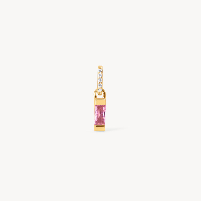 H&B Birthstone Baguette Charm