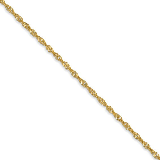 Singapore 14K Yellow Gold Chain FUSE