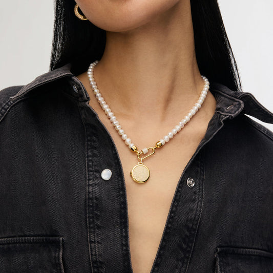 H&B Pearl Charm Necklace Base