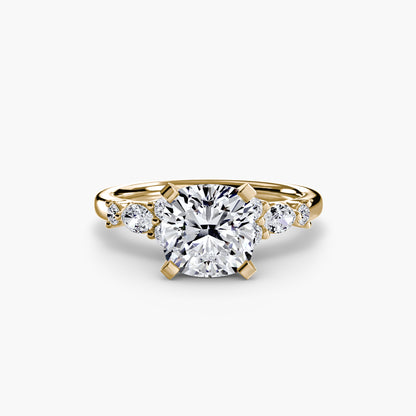 The Floral Accent Solitaire