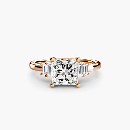 Baguette Accent Solitaire