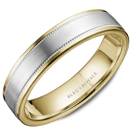 Bleu Royale 14K Gold Men's Ring RYL-038WY6