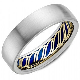 Bleu Royale 14K White Gold Men's Ring RYL-139WR65