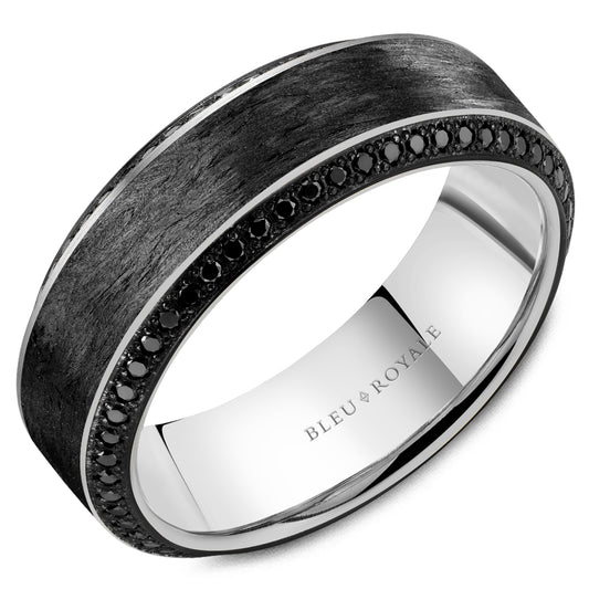 Bleu Royale 14K Gold Men's Ring RYL-217WBD75
