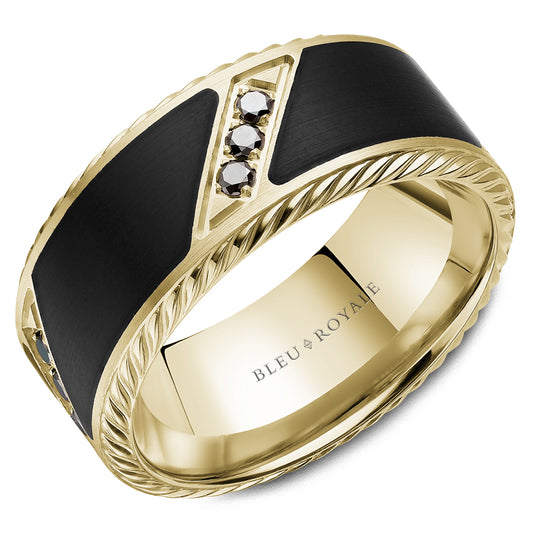 Bleu Royale 14K Gold Men's Ring RYL-247YBD95