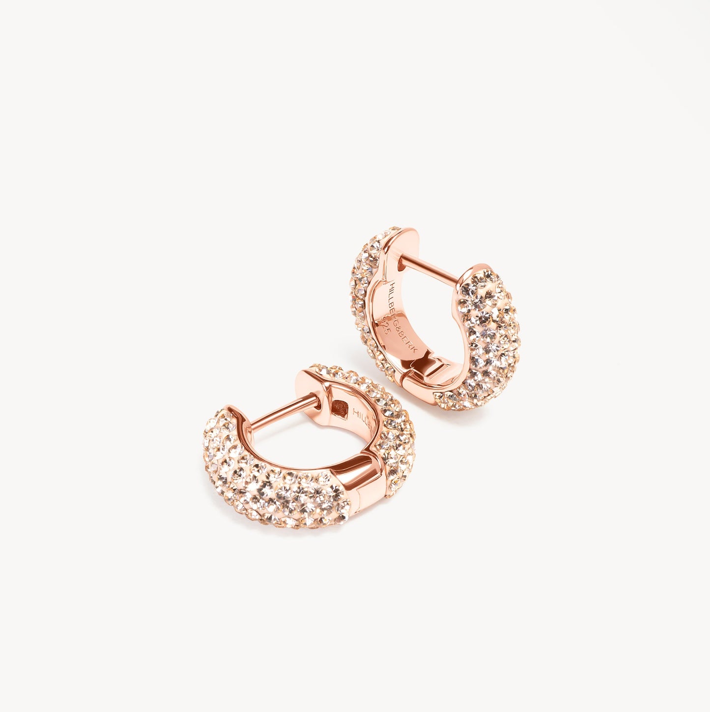 H&B Small Sparkle Hoop Earrings