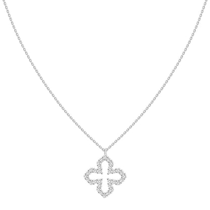 "Finn" 18k Gold and Diamond Charm Necklace