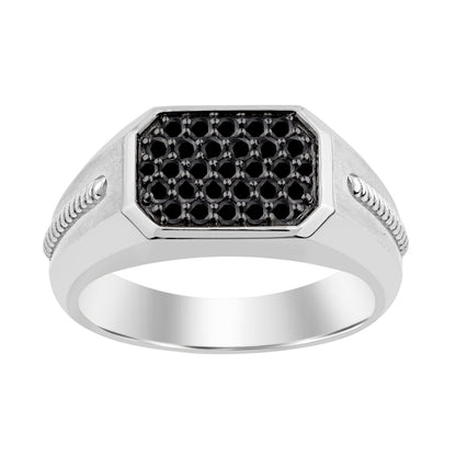 "Rhyan" Diamond Textured Ring