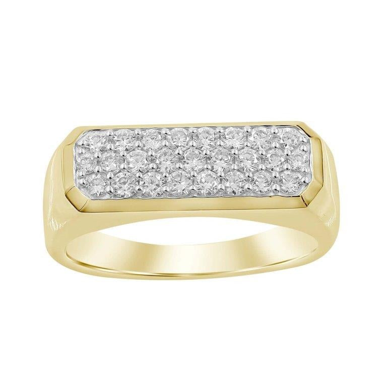 "Lumen" 14K Diamond Statement Ring