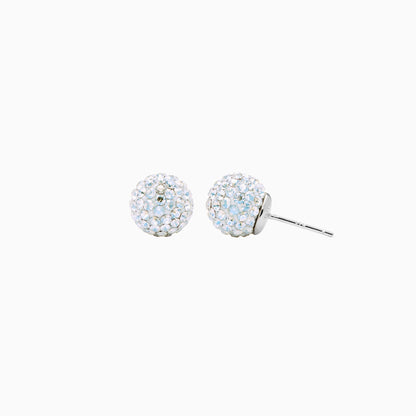 H&B Medium Birthstone Sparkle Ball™ Stud Earrings