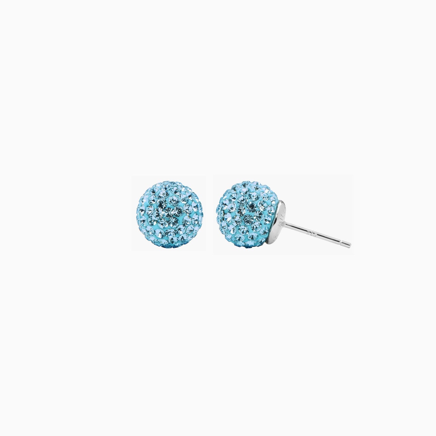 H&B Medium Birthstone Sparkle Ball™ Stud Earrings