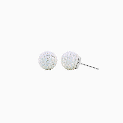 H&B Medium Birthstone Sparkle Ball™ Stud Earrings