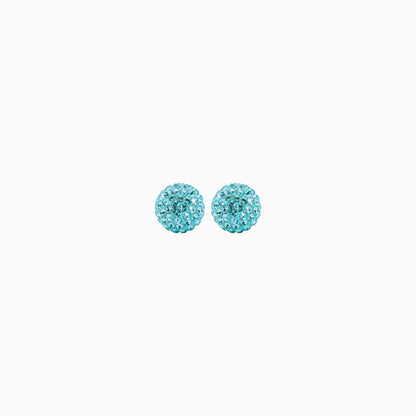 H&B Small Birthstone Sparkle Ball™ Stud Earrings