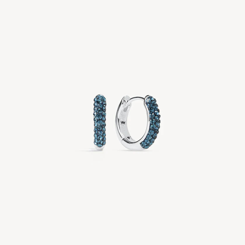 H&B Birthstone Always On Sparkle Hoops